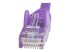 StarTech.com 75ft CAT6 Ethernet Cable, 10 Gigabit Snagless RJ45 650MHz 100W PoE Patch Cord, CAT 6 10GbE UTP Network Cable w/Strain Relief, Purple, Fluke Tested/Wiring is UL Certified/TIA - Close up