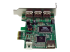 StarTech.com 4 Port PCI Express Low Profile High Speed USB Card - Right side