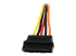 StarTech.com 6in Latching SATA Power Y Splitter Cable Adapter - Close up