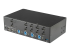 StarTech.com StarTech.com 4-Port Dual Monitor HDMI KVM Switch with Audio & USB 3.0 hub - Right-angle