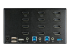 StarTech.com 2 Port Quad Monitor DisplayPort KVM Switch, 4K 60Hz UHD HDR, Desktop 4K DP 1.2 KVM with 2 Port USB 3.0 Hub (5Gbps) & 4x USB 2.0 HID Ports, Audio, Hotkey Switching, TAA - Back