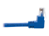 Eaton Tripp Lite Series Cat6 Patch Cable Up-Angled / Down Angled UTP Molded M/M Blue 1ft - Close up