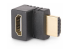 StarTech.com Down Angle HDMI 2.0 Adapter, 90-Degree HDMI Port Saver, M/F - Back