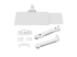 Ergotron LX Pro - Keyboard/mouse arm mount tray - Front