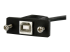 StarTech.com 1 ft Panel Mount USB Cable B to B - Close up