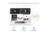 StarTech.com Dual-Laptop USB-C KVM Docking Station, Dual Monitor 4K 60Hz DisplayPort Dock, 5-Port USB Hub, GbE, 90W/45W Power Delivery to Two Laptops, Windows/Mac, 2-Host KVM Dock - Front