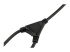 StarTech.com 2m (6ft) Computer Power Cord, 18AWG, EU Schuko to 2x C13 Power Cord, 10A 250V, Black Replacement AC Cord, TV/Monitor Power Cable, Schuko CEE 7/7 to IEC 60320 2x C13 Power Cord - Close up