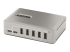 StarTech.com 10-Port USB-C Hub, 8x USB-A + 2x USB-C, Self-Powered w/ 65W Power Supply, USB 3.1 10Gbps Hub w/ BC1.2 Charging, Desktop/Laptop USB Hub with 3ft Locking USB-IF Certified Cable - Right-angle