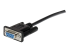 StarTech.com 1m Black Straight Through DB9 RS232 Serial Cable - Close up