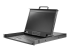 StarTech.com Rackmount KVM Console HD 1080p, Single Port VGA KVM with 17" LCD Monitor for Server Rack, Fully Featured 1U LCD KVM Drawer with Cables & Hardware, USB Support, 50,000 MTBF - Right-angle