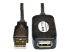 Eaton Tripp Lite Series 16ft USB 2.0 Extension Cable Active USB-A Male / USB-A Female 16' - Front