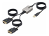 StarTech.com 13ft (4m) 2-Port USB to Serial Adapter Cable, Interchangeable DB9 Screws/Nuts, COM Retention, USB-A to DB9 RS232, FTDI, Level-4 ESD Protection, Windows/macOS/ChromeOS/Linux - Right-angle