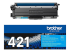 Brother TN-421C - Cyan - Front