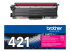 Brother TN-421M - Magenta - Front
