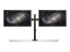 StarTech.com Desk Mount Dual Monitor Arm, Desk Clamp / Grommet VESA Monitor Mount for up to 32 inch Displays, Ergonomic Articulating Monitor Arm, Height Adjustable/Tilt/Swivel/Rotating - Front