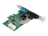 StarTech.com 2-port PCI Express RS232 Serial Adapter Card, PCIe RS232 Serial Host Controller Card, PCIe to Dual Serial DB9 COM Port Card, 16950 UART, Expansion Card, Windows, macOS, Linux - Back