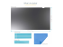 StarTech.com Monitor Privacy Screen for 21 inch PC Display, Computer Screen Security Filter, Blue Light Reducing Screen Protector Film, 16:9 Widescreen, Matte/Glossy, +/-30 Degree Viewing - Front