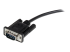 StarTech.com 2m Black Straight Through DB9 RS232 Serial Cable - Close up