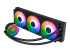 Cooler Master MasterLiquid 360 Atmos ARGB - Right-angle