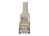 StarTech.com 10m CAT6A Ethernet Cable, 10 Gigabit Shielded Snagless RJ45 100W PoE Patch Cord, CAT 6A 10GbE STP Network Cable w/Strain Relief, Grey, Fluke Tested/UL Certified Wiring/TIA - Close up