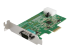 StarTech.com 1-port PCI Express RS232 Serial Adapter Card, PCIe RS232 Serial Host Controller Card, PCIe to Serial DB9 COM Port, 16950 UART, Low Profile Expansion Card, Windows/macOS/Linux - Right-angle