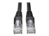 Eaton Tripp Lite Series Cat6 Gigabit Snagless Molded (UTP) Ethernet Cable (RJ45 M/M), PoE, Black, 7 ft. (2.13 m) - Close up