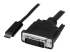 StarTech.com 3.3 ft / 1 m USB-C to DVI Cable - Right-angle