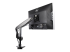 StarTech.com Desk Mount Monitor Arm for Single VESA Display up to 32" or 49" Ultrawide 8kg/17.6lb, Full Motion Articulating & Height Adjustable w/ Cable Management, C-Clamp, Grommet Mount - Back