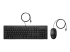 HP 225 - Keyboard and mouse set - Front