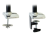 Ergotron LX - Mounting kit (articulating arm, desk clamp mount, extension adapter, grommet-mount base, 7" post) - Close up