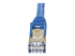 StarTech.com 5m CAT6A Ethernet Cable, 10 Gigabit Shielded Snagless RJ45 100W PoE Patch Cord, CAT 6A 10GbE STP Network Cable w/Strain Relief, Blue, Fluke Tested/UL Certified Wiring/TIA - Close up