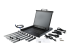 StarTech.com Rackmount KVM Console, Single Port VGA KVM with 17" LCD Monitor for Server Rack, Fully Featured Universal 1U LCD KVM Drawer with Cables & Hardware, USB Support, 50,000 MTBF - Right-angle