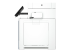 HP Color LaserJet Enterprise MFP 5800f - Right side