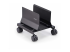 StarTech.com Computer Tower Cart Rolling CPU Caddy w/ Wheels, Adjustable - Right-angle