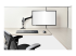 StarTech.com Desk Mount Monitor Arm for Single VESA Display up to 32" or 49" Ultrawide 8kg/17.6lb, Full Motion Articulating & Height Adjustable w/ Cable Management, C-Clamp, Grommet Mount - Front