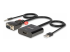 Lindy - Adapter - HD-15 (VGA), USB (power only), mini-phone stereo 3.5 mm male to HDMI, mini jack female - Right-angle