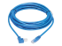 Eaton Tripp Lite Series Right-Angle Cat6 Gigabit Molded UTP Ethernet Cable (RJ45 Right-Angle M to RJ45 M), Blue, 15 ft. (4.57 m) - Front