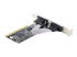 StarTech.com 2-Port PCI RS232 Serial Adapter Card, PCI Serial Port Expansion Controller Card, PCI to Dual Serial DB9 Card, Standard (Installed) & Low Profile Brackets, Windows/Linux - Top