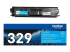 Brother TN329C - Cyan - Front