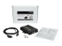 StarTech.com 4 Port Serial Hub USB to RS232/RS485/RS422 Adapter, Industrial USB 2.0 to DB9 Serial Converter Hub, IP30 Rated, Din Rail Mountable Metal Serial Hub, 15kV ESD Protection - Front