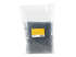 StarTech.com 15cm(6") Cable Ties, 3mm(1/8") wide, 39mm(1-3/8") Bundle Diameter, 18kg(40lb) Tensile Strength, Nylon Self Locking Zip Ties w/ Curved Tip, 94V-2/UL Listed, 1000 Pack, Black - Front