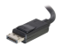 C2G 3ft Ultra High Definition DisplayPort Cable with Latches - Close up