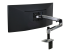Ergotron LX - Mounting kit (articulating arm, desk clamp mount, extension adapter, grommet-mount base, 7" post) - Back