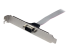 StarTech.com 16in (40cm) 9 Pin Serial Male to 10 Pin Motherboard Header Slot Plate - Right-angle