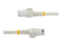 StarTech.com 1m CAT6 Ethernet Cable, 10 Gigabit Snagless RJ45 650MHz 100W PoE Patch Cord, CAT 6 10GbE UTP Network Cable w/Strain Relief, White, Fluke Tested/Wiring is UL Certified/TIA - Multi-angle