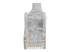 StarTech.com 50cm LSZH CAT6 Ethernet Cable, 10 Gigabit Snagless RJ45 100W PoE Network Patch Cord with Strain Relief, CAT 6 10GbE UTP, Grey, Individually Tested/ETL, Low Smoke Zero Halogen - Close up