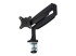 StarTech.com Desk Mount Monitor Arm, Heavy Duty Ergonomic VESA Monitor Arm, Single Display up to 9kg, Full Motion, Height Adjustable, Articulating, Aluminum, C-Clamp/Grommet, Black - Front
