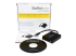StarTech.com USB 3.0 to Dual Port Gigabit Ethernet Adapter w/ USB Port - Left-angle