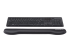 StarTech.com Foam Keyboard Wrist Rest for Ergonomic Typing Support, Padded Non-Slip Keyboard Cushion, Laptop or Desktop Computer Keyboard Wrist, Hand & Arm Rest, Soft Black Nylon Rest Pad - Front