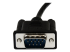 StarTech.com 1m Black DB9 RS232 Serial Null Modem Cable F/M - Front